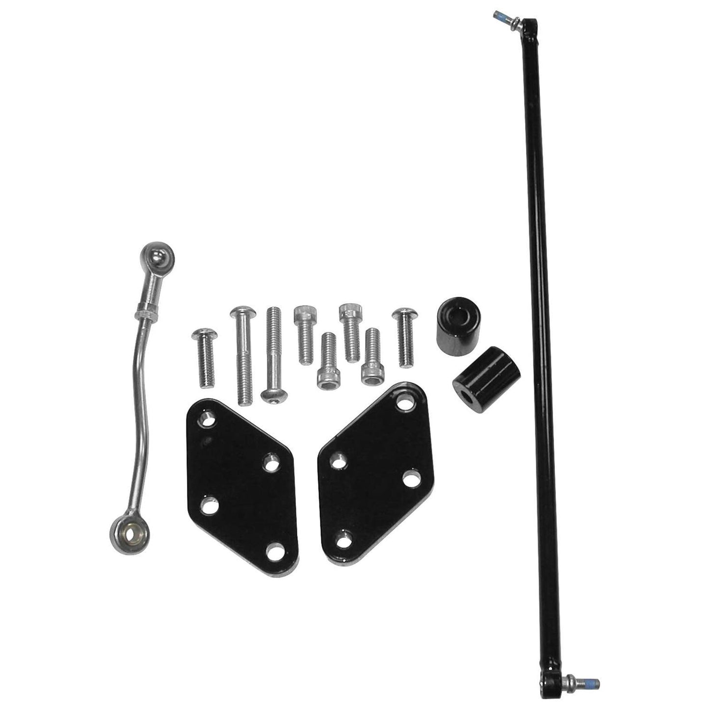 Biker's Choice Footpeg Conversion Kit for Sportster - Black 056276_106193