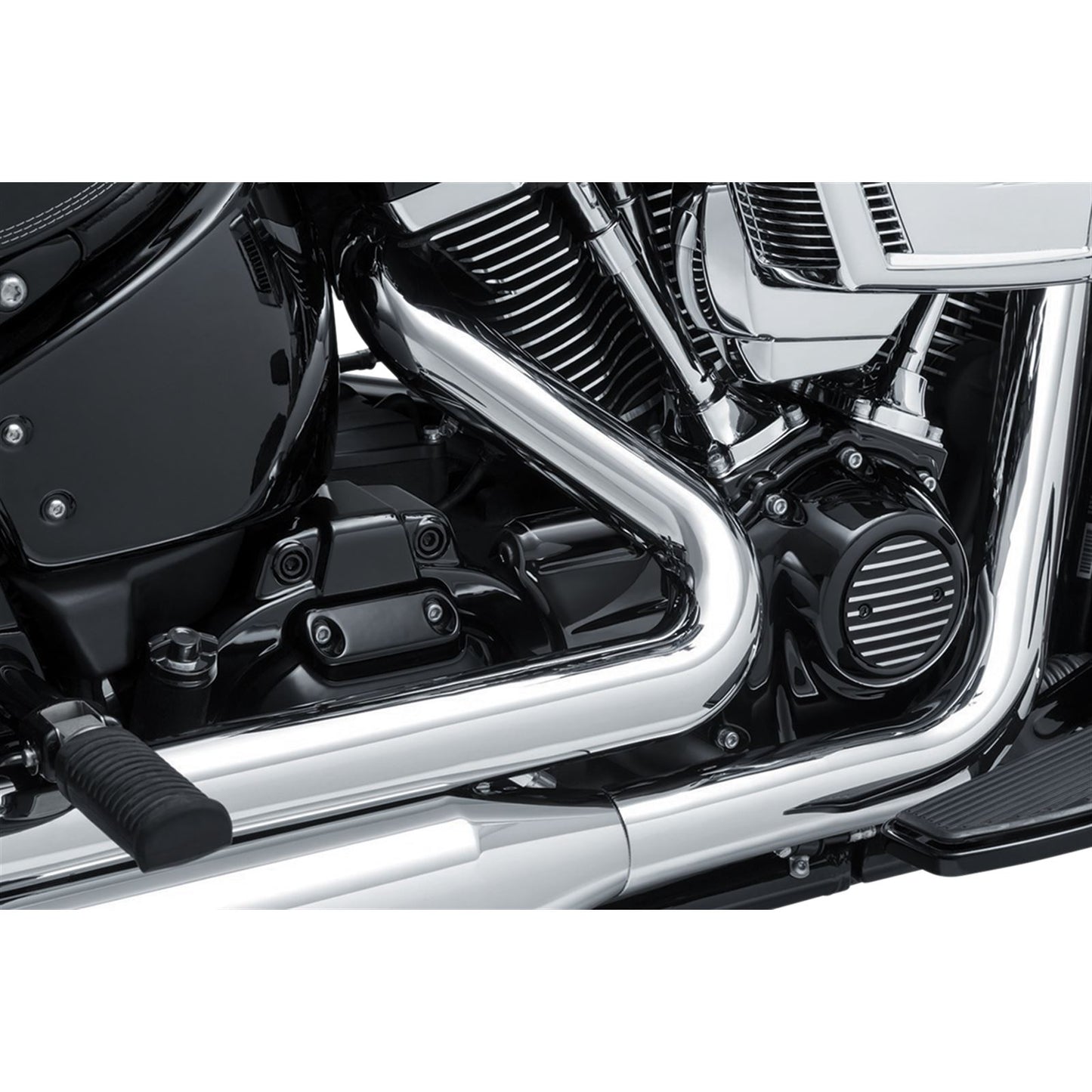 Kuryakyn Oil Line Cover - Precision - Black 6461_411266