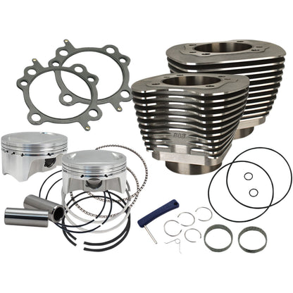 S&S Cycle Cylinder Kit - 100" - Black 910-0646_469484