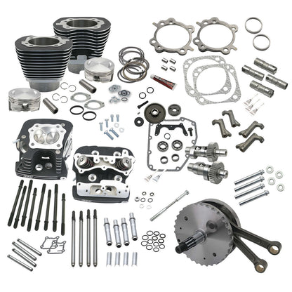 S&S Cycle Hot Set-Up Kit - 124" - Black 900-0564_106372