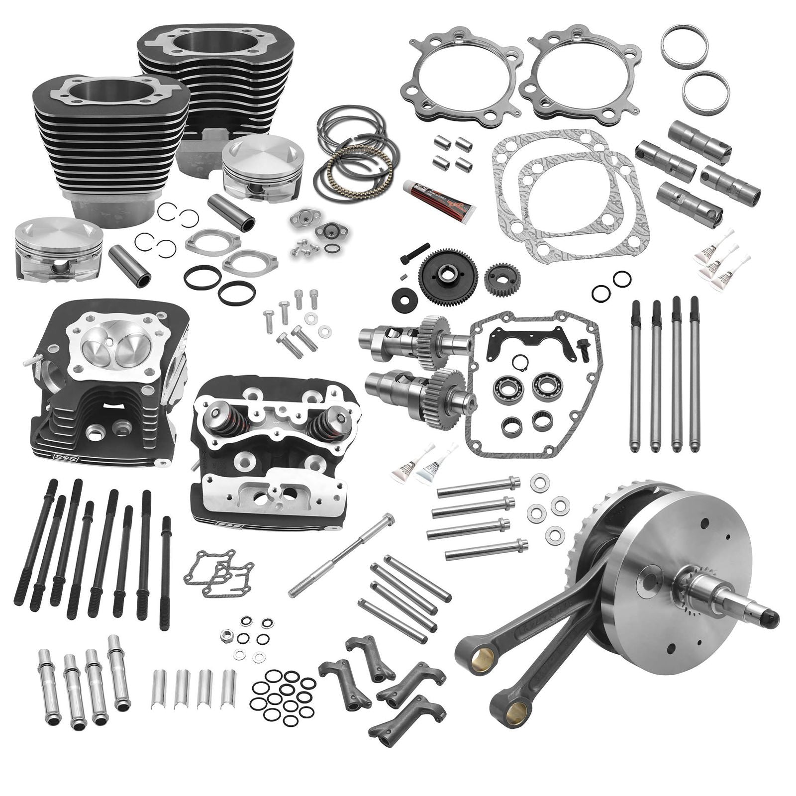 S&S Cycle Hot Set-Up Kit - Black 900-0565_106373