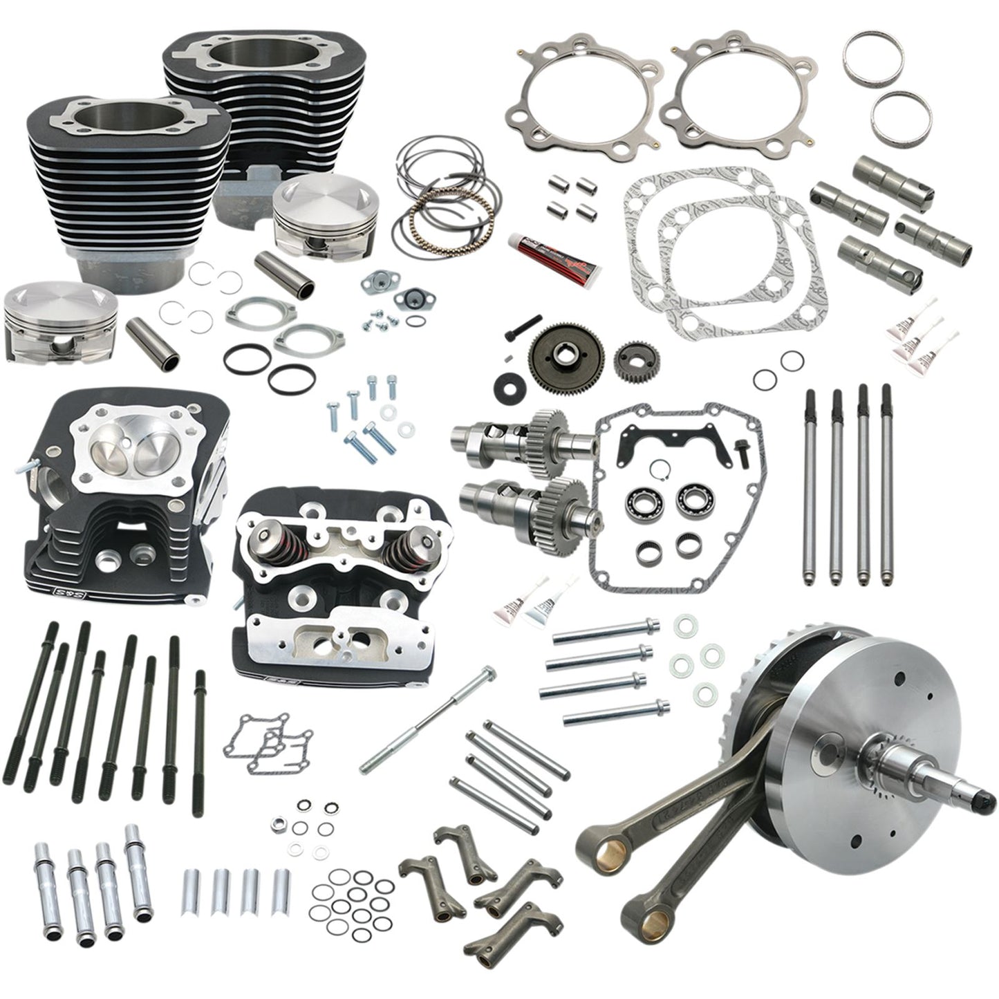 S&S Cycle Hot Set-Up Kit - Black 900-0565_468971
