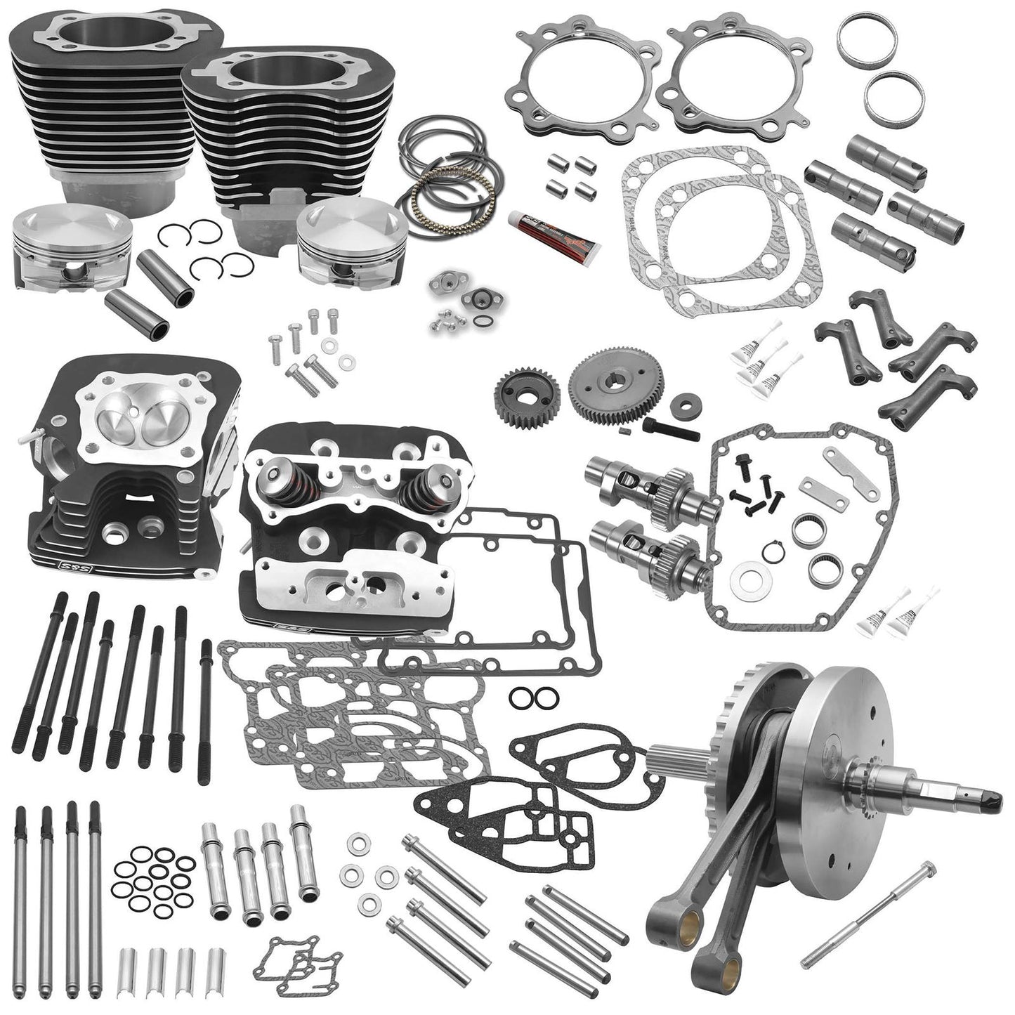 S&S Cycle Hot Set-Up Kit - Black 900-0569_106375