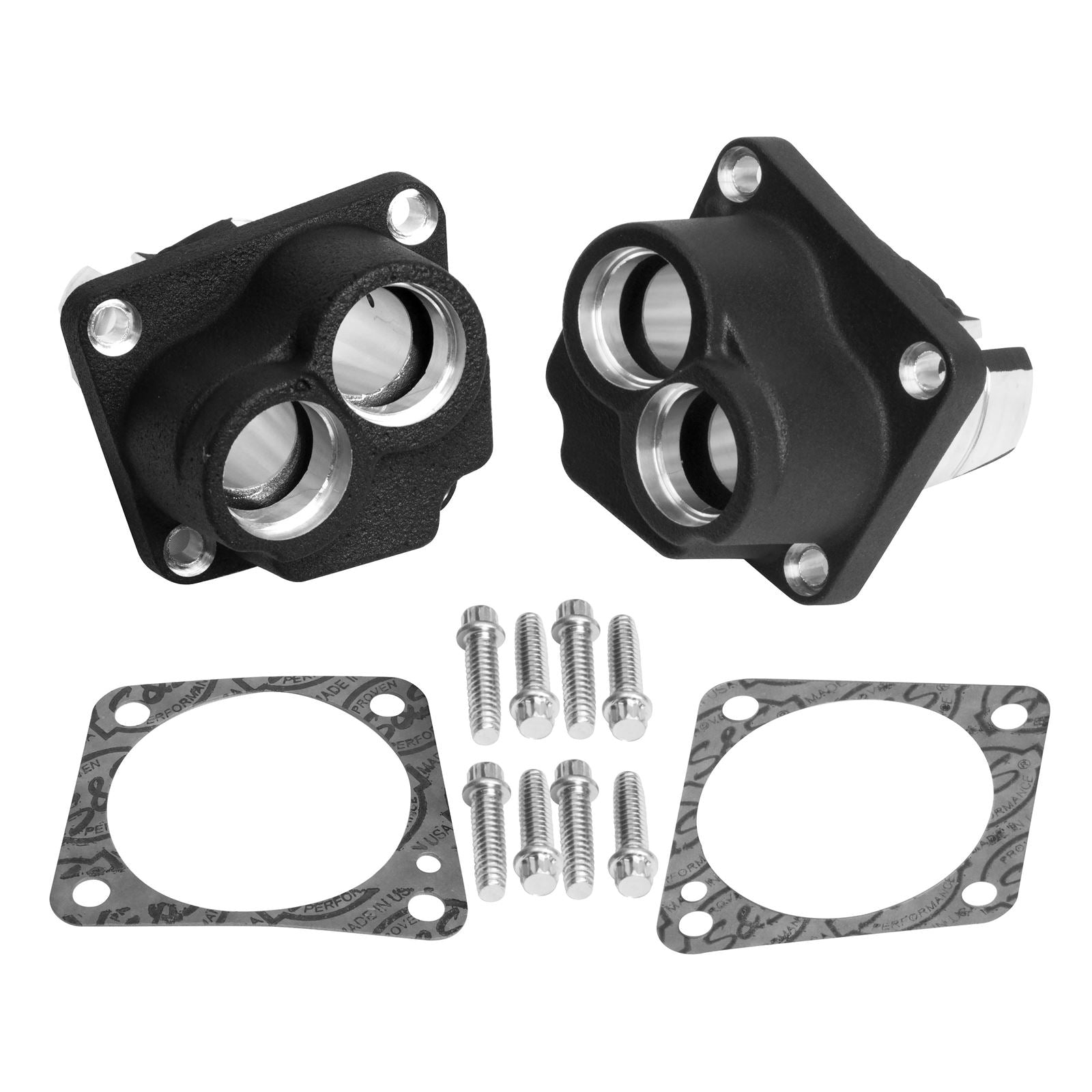 S&S Cycle Tappet Guides - Wrinkle Black Cast 33-5324_106379