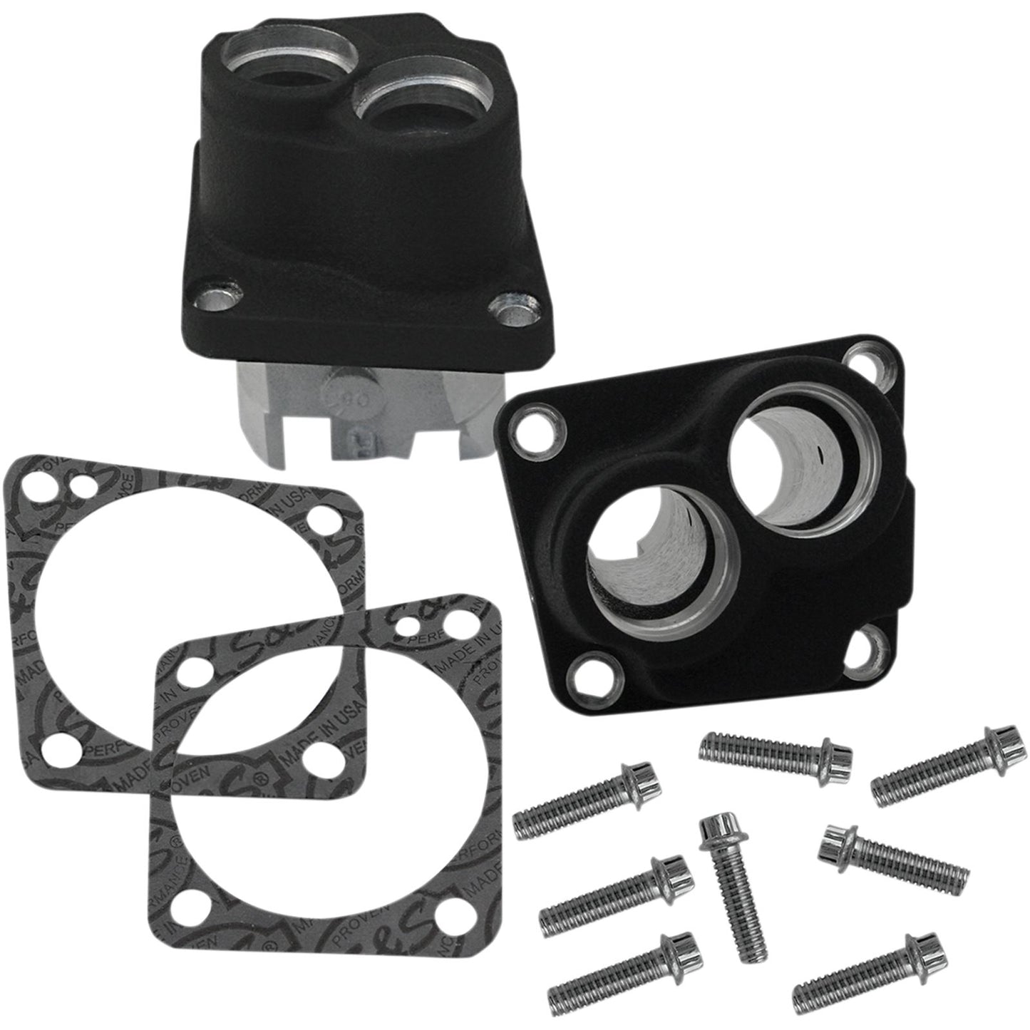 S&S Cycle Tappet Guides - Wrinkle Black Cast 33-5324_469392