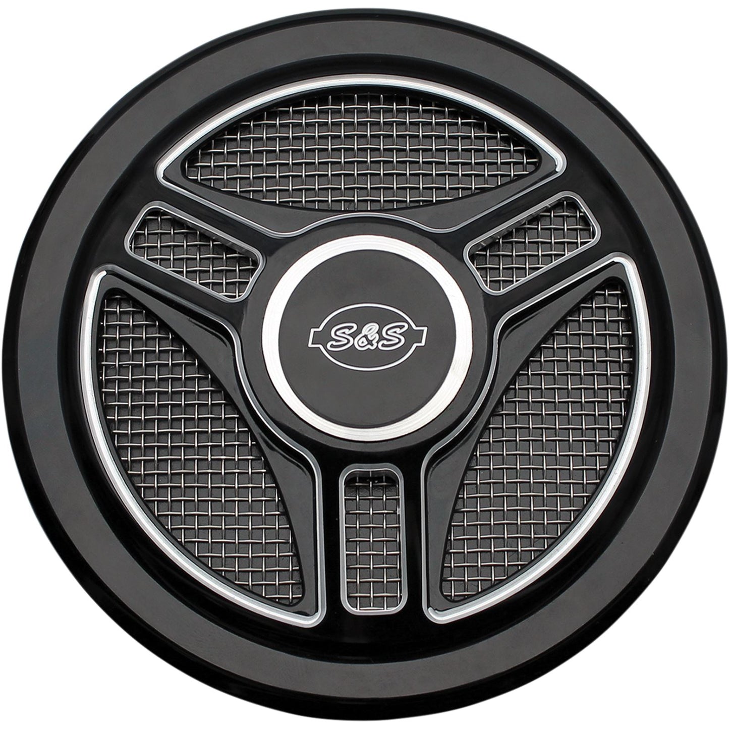 S&S Cycle Air Cleaner Cover Triple-Spoke 170-0210_469846