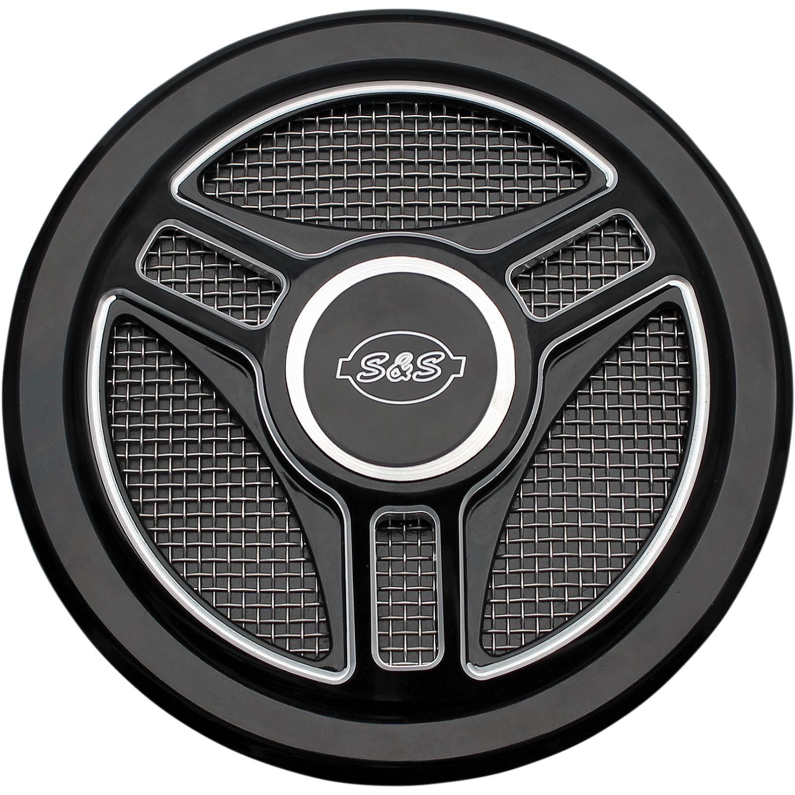 S&S Cycle Air Cleaner Cover Triple-Spoke 170-0210_469846