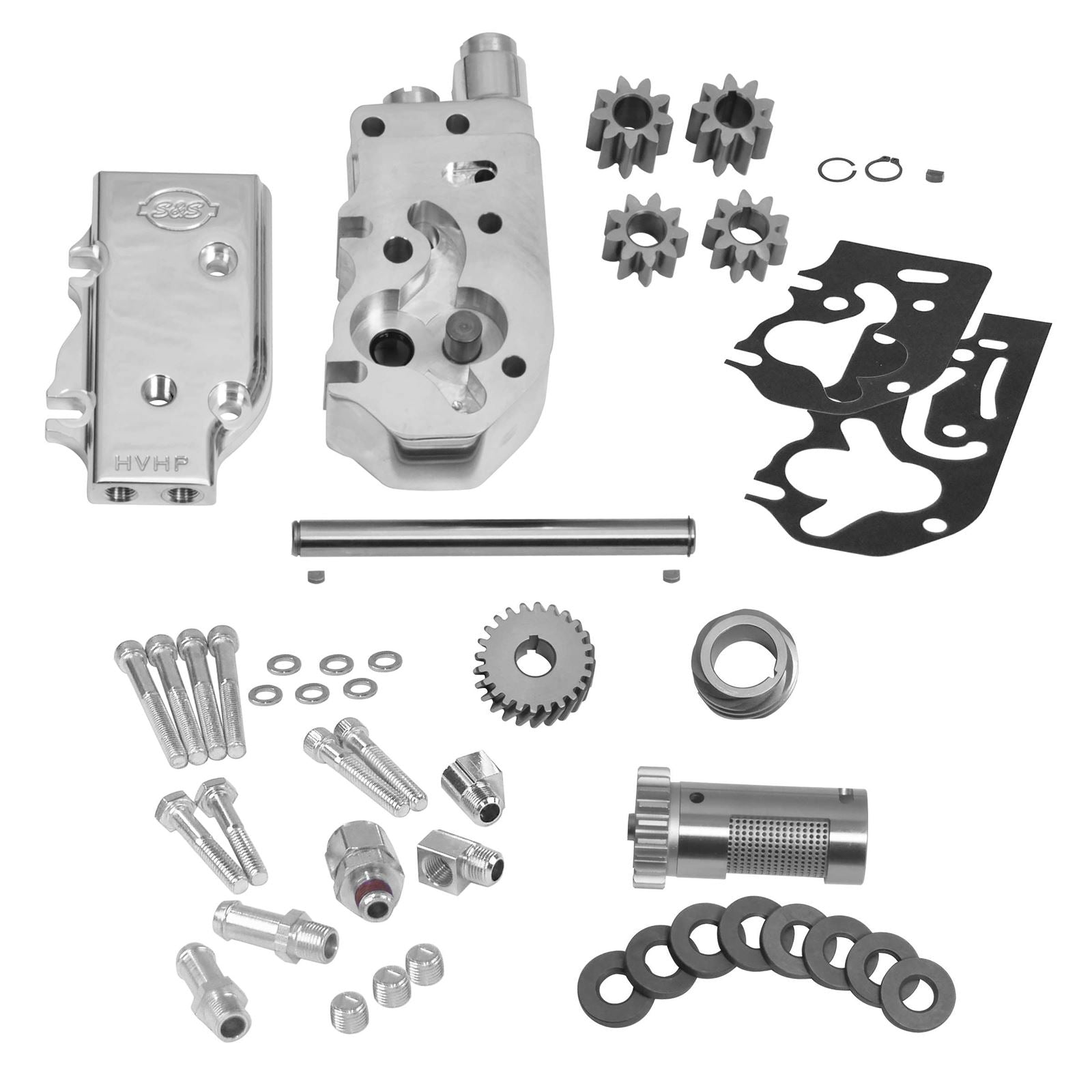 S&S Cycle High-Volume/High-Pressure Oil Pump with Gears 31-6307_106482