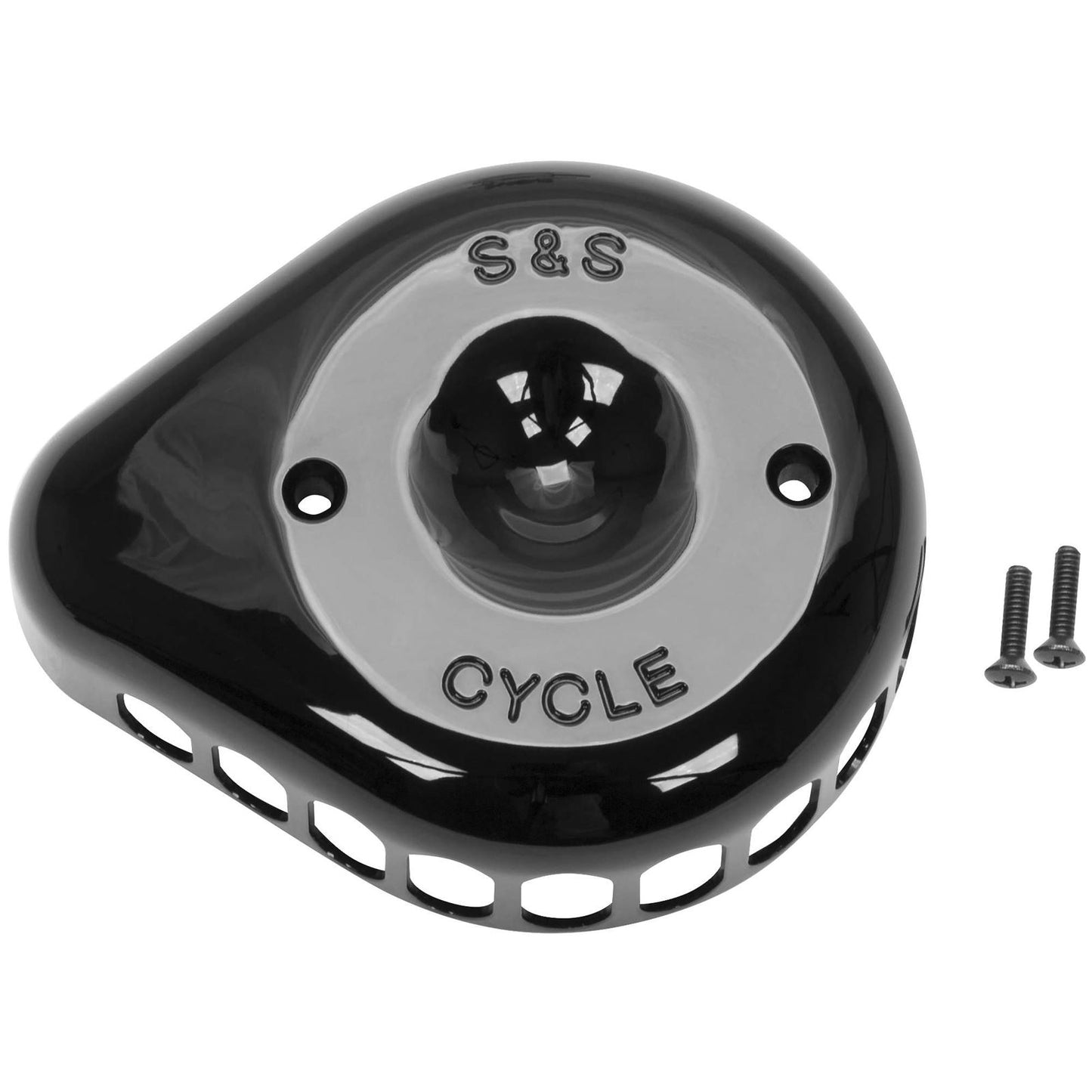 S&S Cycle Air Cleaner Cover Mini Tear-Drop Black 170-0366_106520
