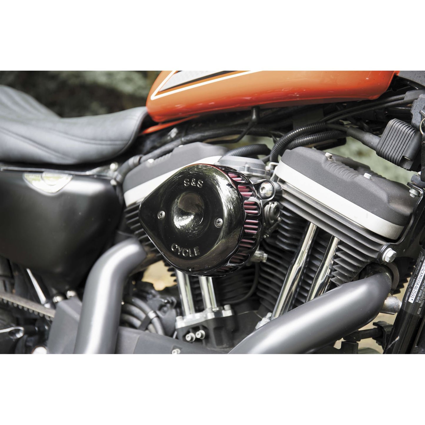 S&S Cycle Air Cleaner Cover Mini Tear-Drop Black 170-0366_106522