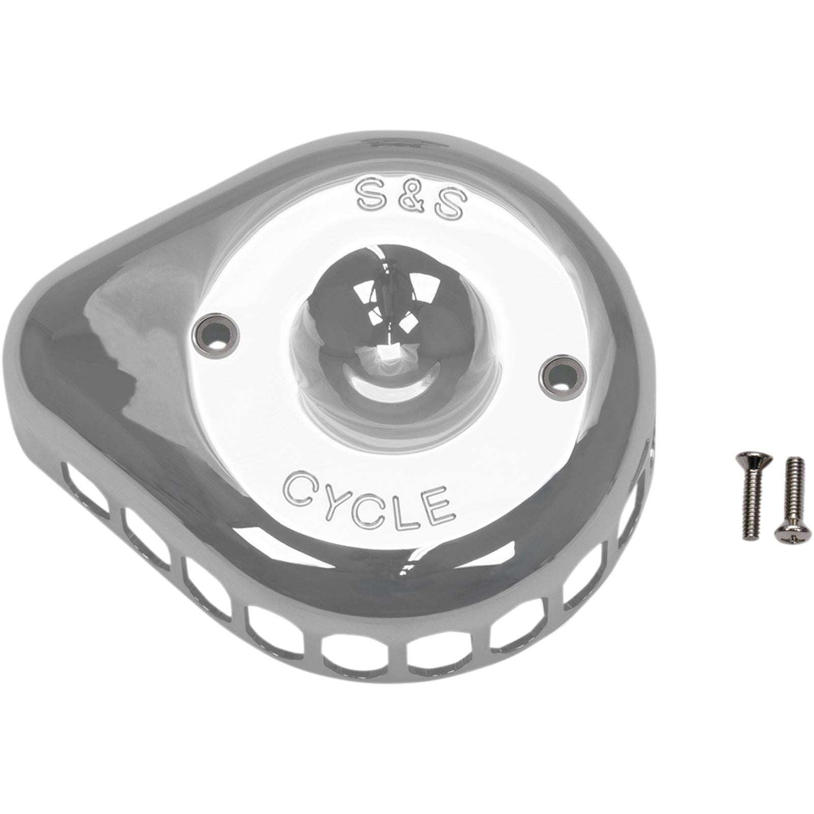 S&S Cycle Air Cleaner Cover Mini Tear-Drop - Chrome 170-0367_469860