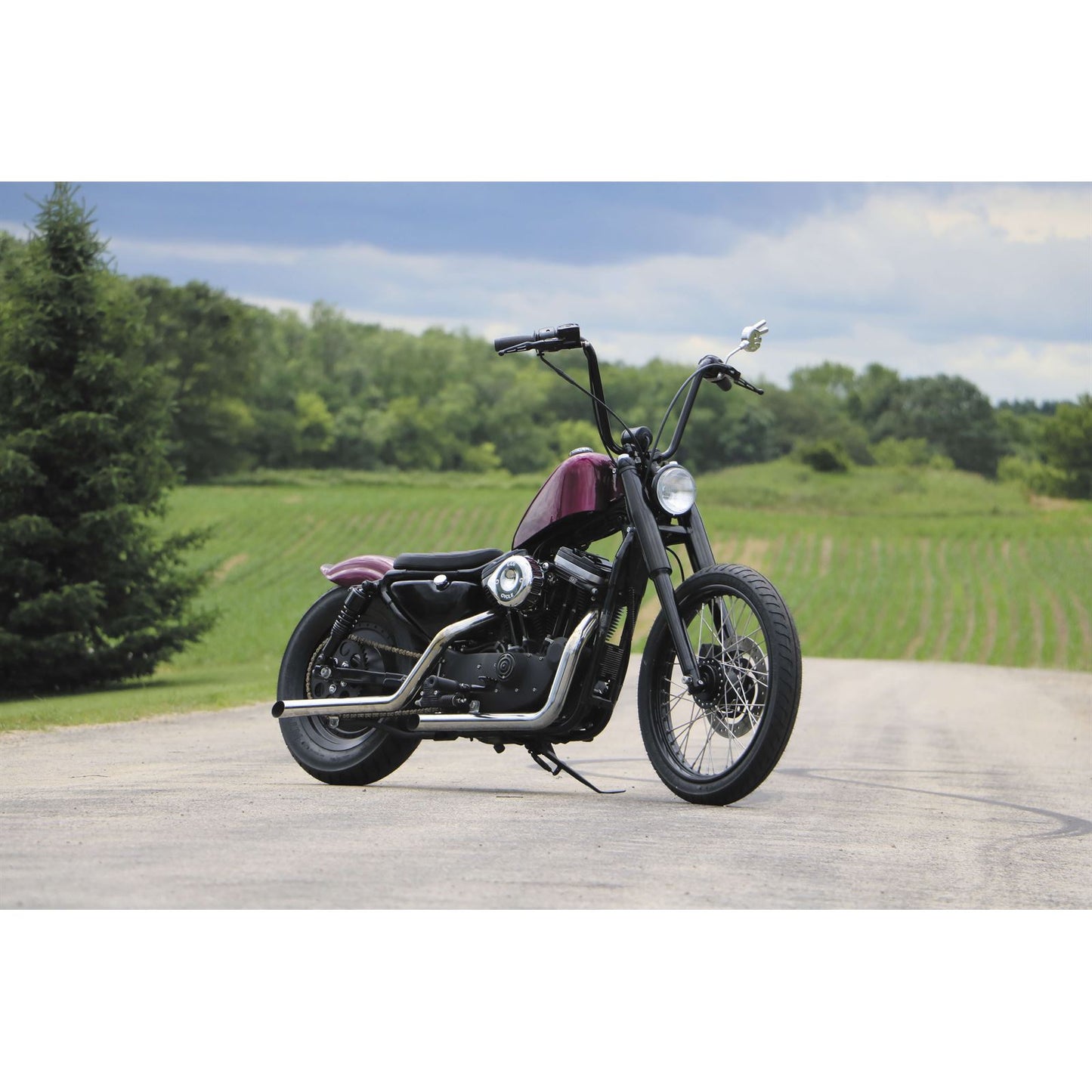 S&S Cycle Air Cleaner Cover Mini Tear-Drop - Chrome 170-0367_106525