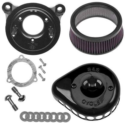 S&S Cycle Air Cleaner Black Mounted Throttle-by-Wire - 16 170-0438_106531