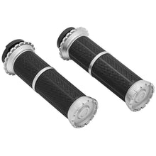 Kuryakyn Silver Riot Grips for Throttle-by-Wire 3581_106606