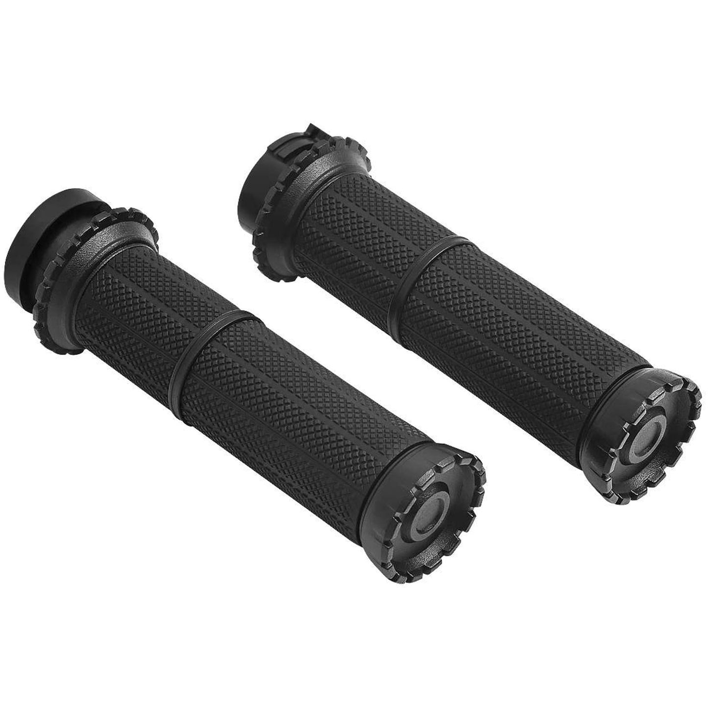 Kuryakyn Black Riot Grips for Harleys '80-21 OPEN-BOX 3582_1493722