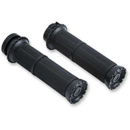 Kuryakyn Black Riot Grips for Harleys '80-21 OPEN-BOX 3582_1493725