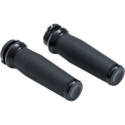 Kuryakyn Black Thresher Grips for Cable Harley Davidson 5941_410954
