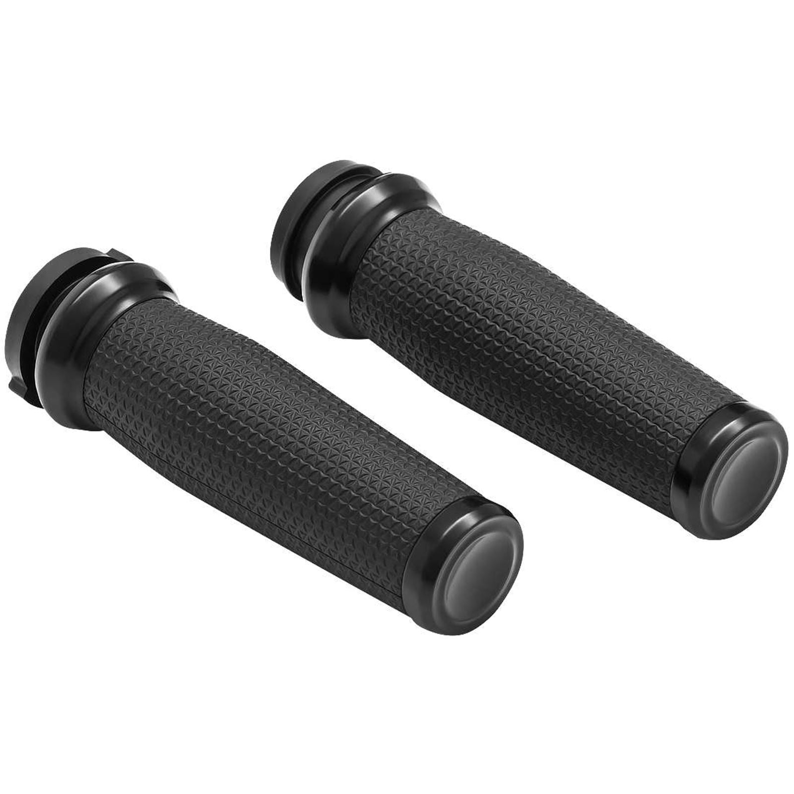 Kuryakyn Black Thresher Grips for Throttle-by-Wire Harley Davidson 5943_106621