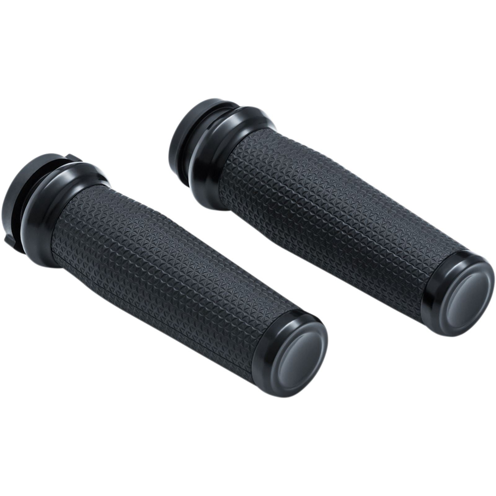 Kuryakyn Black Thresher Grips for Throttle-by-Wire Harley Davidson 5943_410958