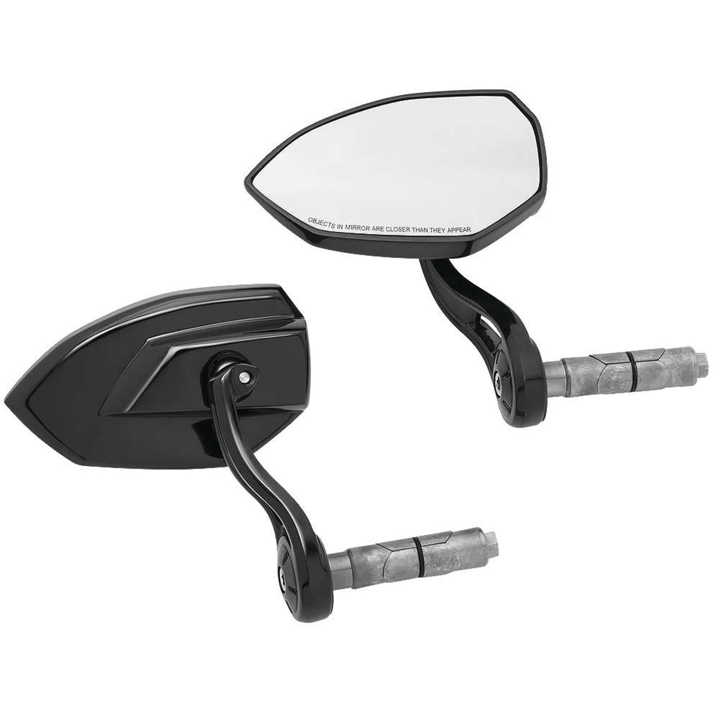 Kuryakyn Phantom Bar End Mirrors - Black 1959_106657