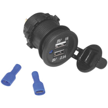 Namz Panel Mount USB Port [MPN: NUSB-P02]_106662