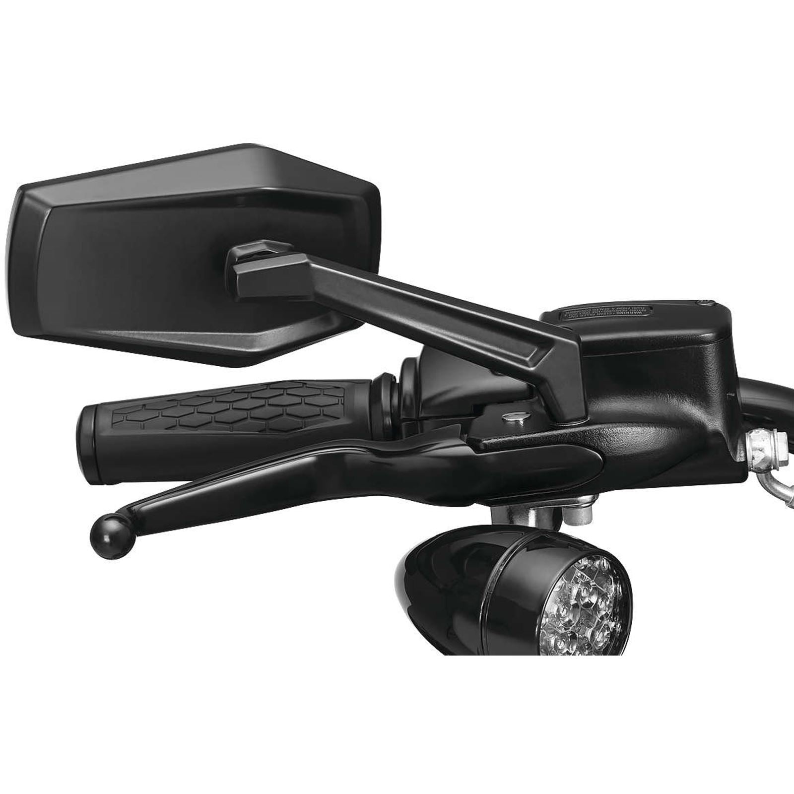 Kuryakyn Hex Mirror - Wide Angle - Black 5919_106697