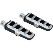 Kuryakyn Dillinger Footpegs with Male Mount Adapter - Silver 6666_412103