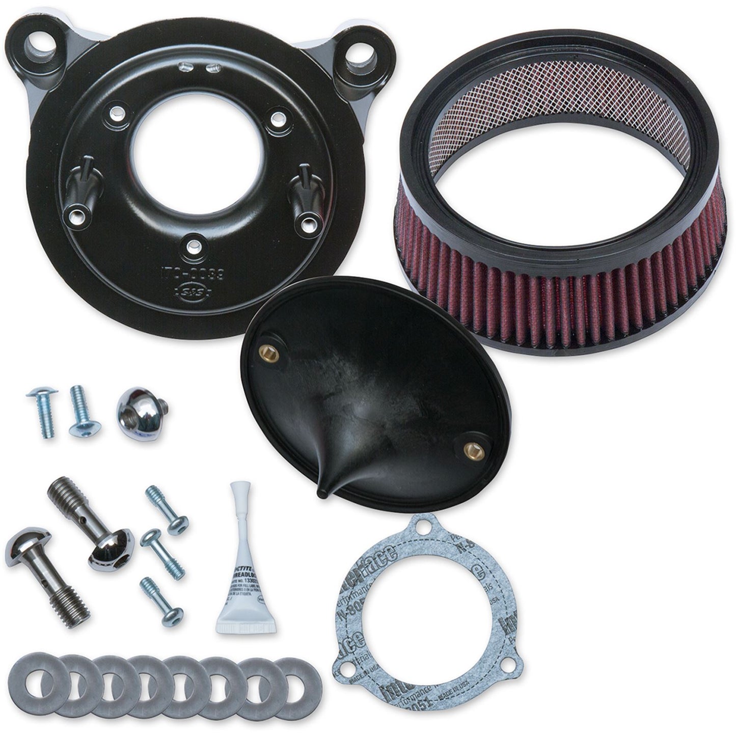 S&S Cycle Air Cleaner Stealth - '08-17 Throttle-by-Wire 170-0301B_469773
