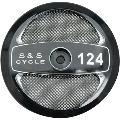 S&S Cycle Air Cleaner Cover Stealth 124" - Black 170-0321_469856
