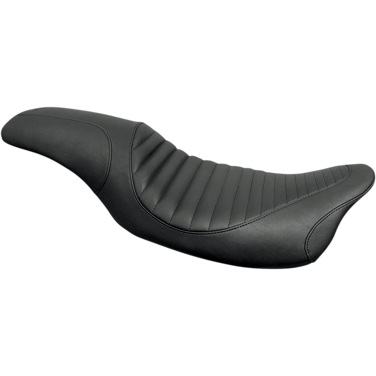Mustang Motorcycle Products Tripper Fastback Seat - Tuck and Roll - FL '08+ 76712_447376