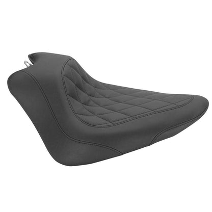 Mustang Motorcycle Products Wide Tripper Solo Seat - Black - Diamond 76762_106862