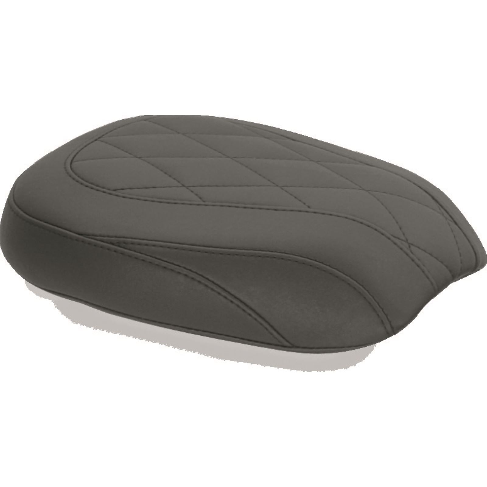 Mustang Motorcycle Products Wide Tripper Rear Seat - Diamond - Black 76763_1674273