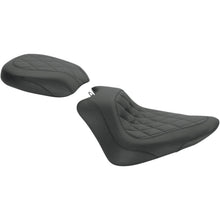 Mustang Motorcycle Products Wide Tripper Rear Seat - Diamond - Black 76763_447512