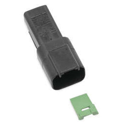 Namz Deutsch Receptacle - 2-Pin - Black [MPN: DR-2B]_106914