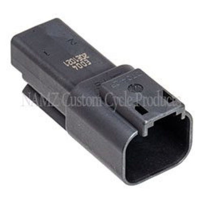 Namz Deutsch Receptacle - 2-Pin - Black [MPN: DR-2B]_1460962