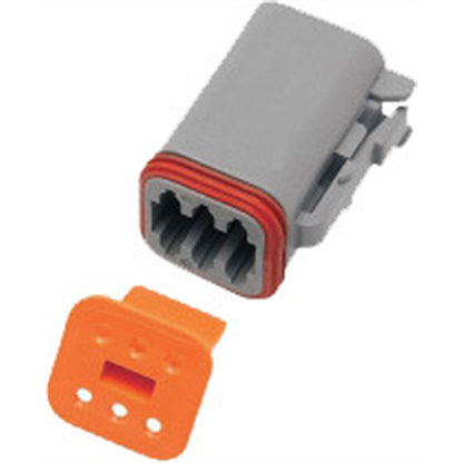 Namz Deutsch Plug - 6-Pin - Gray [MPN: DP-6G]_728012