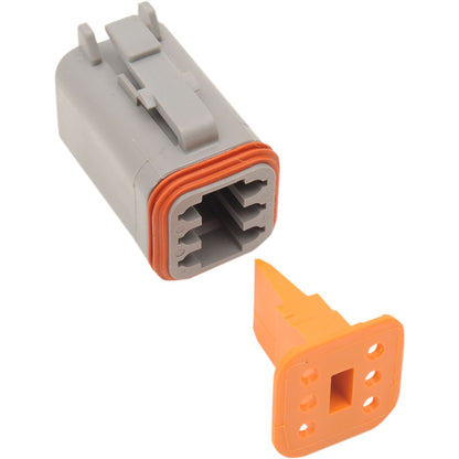 Namz Deutsch Plug - 6-Pin - Gray [MPN: DP-6G]_448345