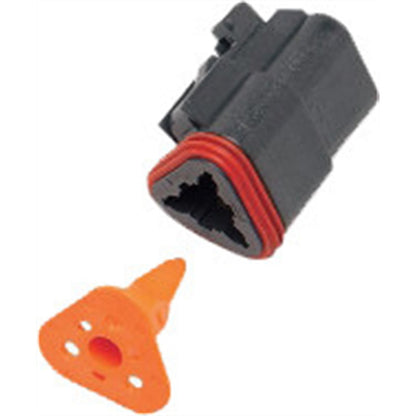 Namz Deutsch Plug - 2-Pin - Black [MPN: DP-3B]_728017
