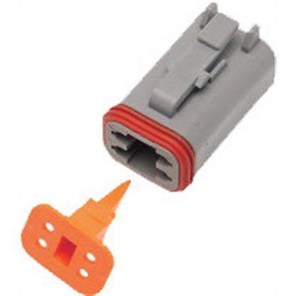 Namz Deutsch Plug - 4-Pin - Gray [MPN: DP-4G]_728014