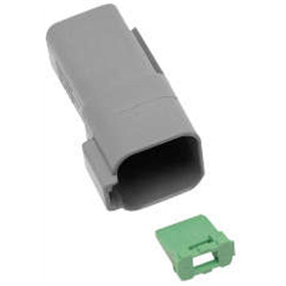 Namz Deutsch Receptacle - 6-Pin - Gray [MPN: DR-6G]_106948
