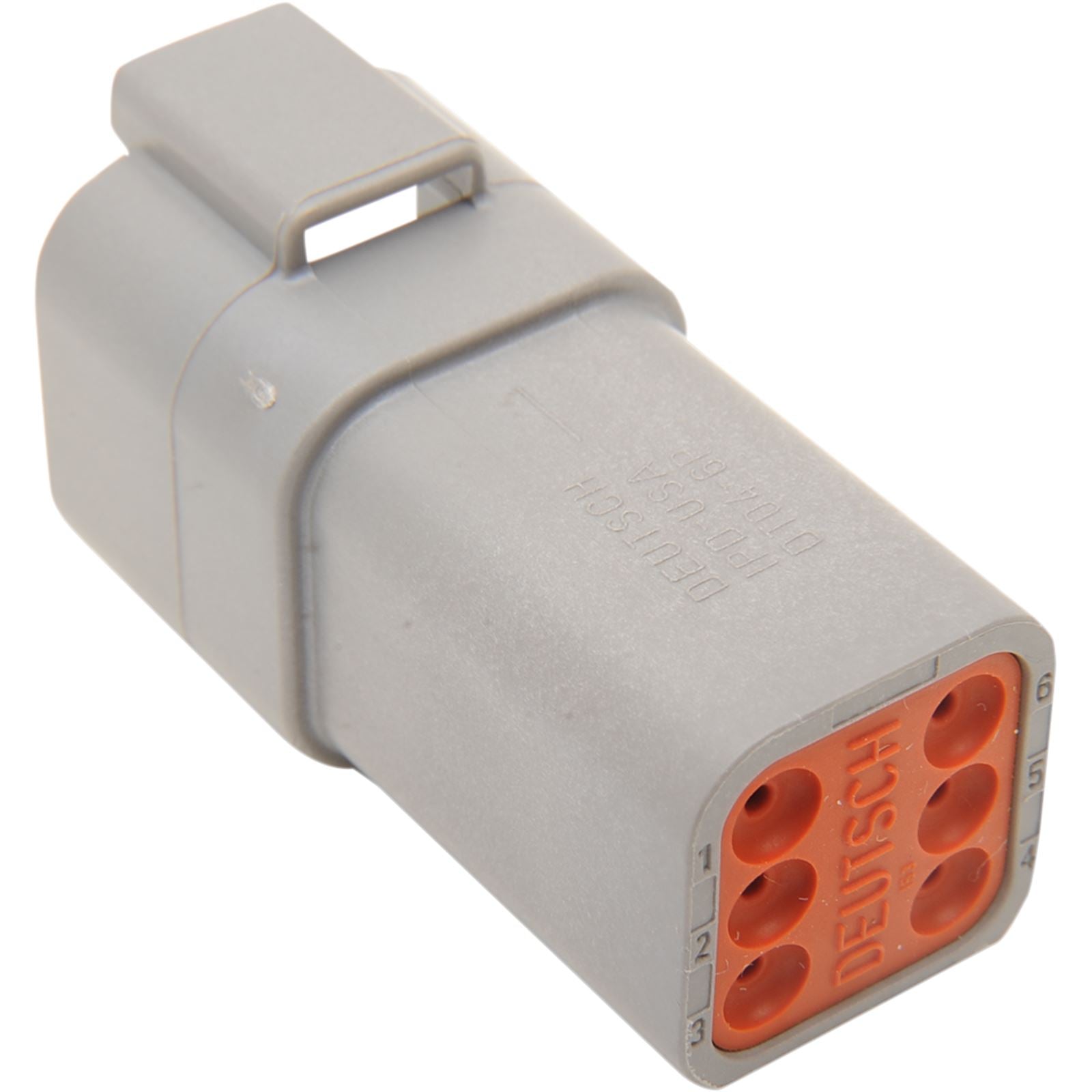 Namz Deutsch Receptacle - 6-Pin - Gray [MPN: DR-6G]_448320