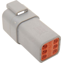 Namz Deutsch Receptacle - 6-Pin - Gray [MPN: DR-6G]_448320