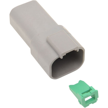 Namz Deutsch Receptacle - 4-Pin - Gray [MPN: DR-4G]_448316