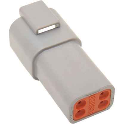 Namz Deutsch Receptacle - 4-Pin - Gray [MPN: DR-4G]_448317