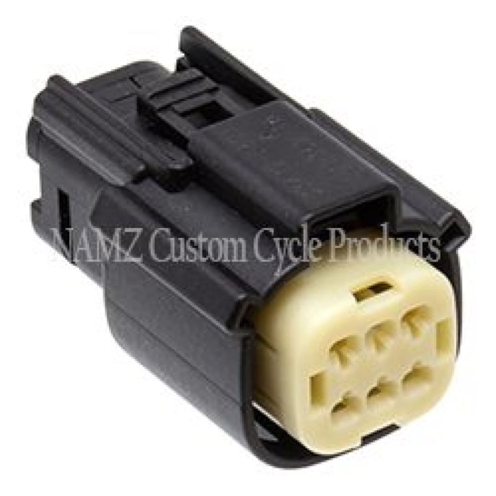 Namz Molex MX 150 Connector 72414-07 - 6-Pin Female - Black [MPN: NM-33472-0601]_1461606