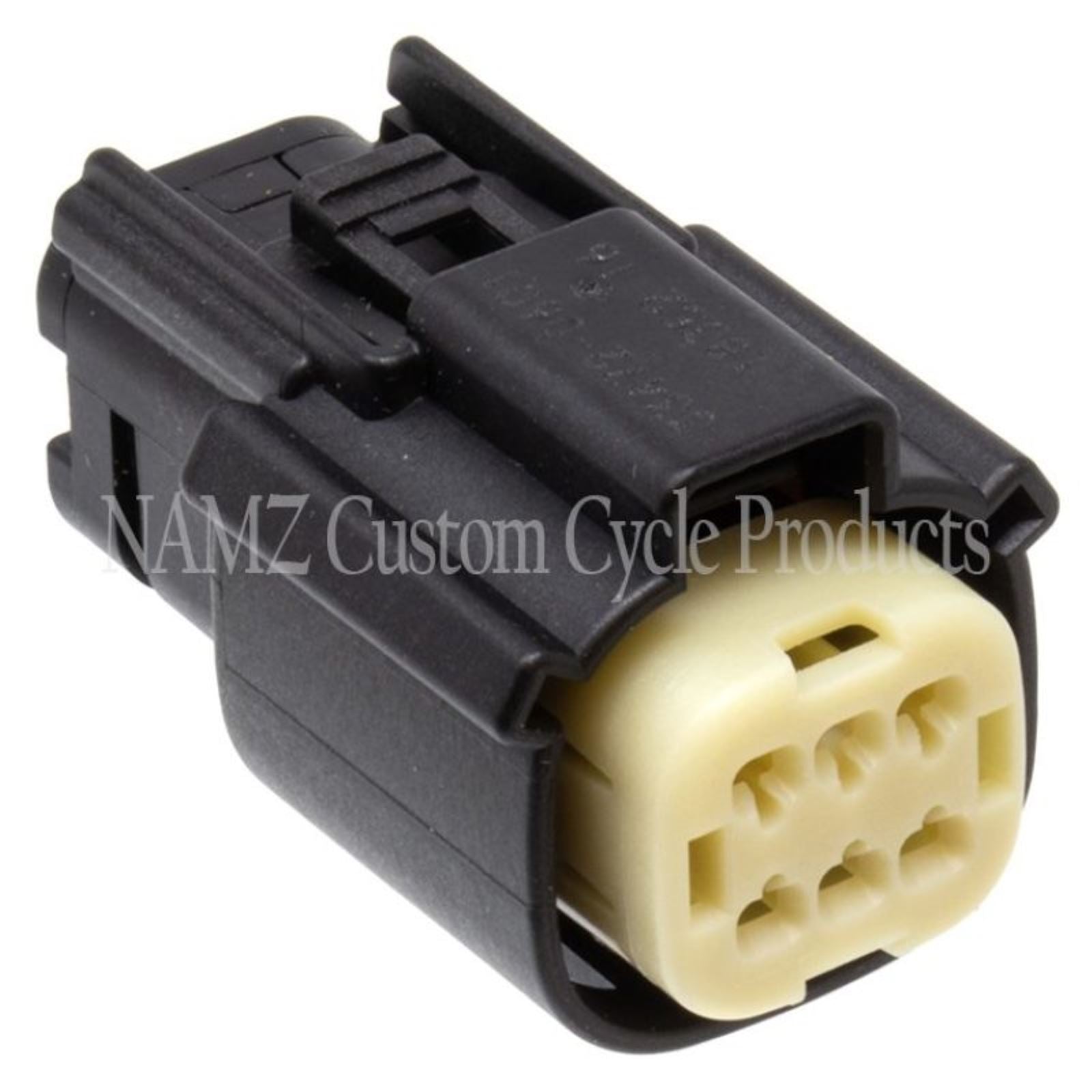 Namz Molex MX 150 Connector 72414-07 - 6-Pin Female - Black [MPN: NM-33472-0601]_1461607