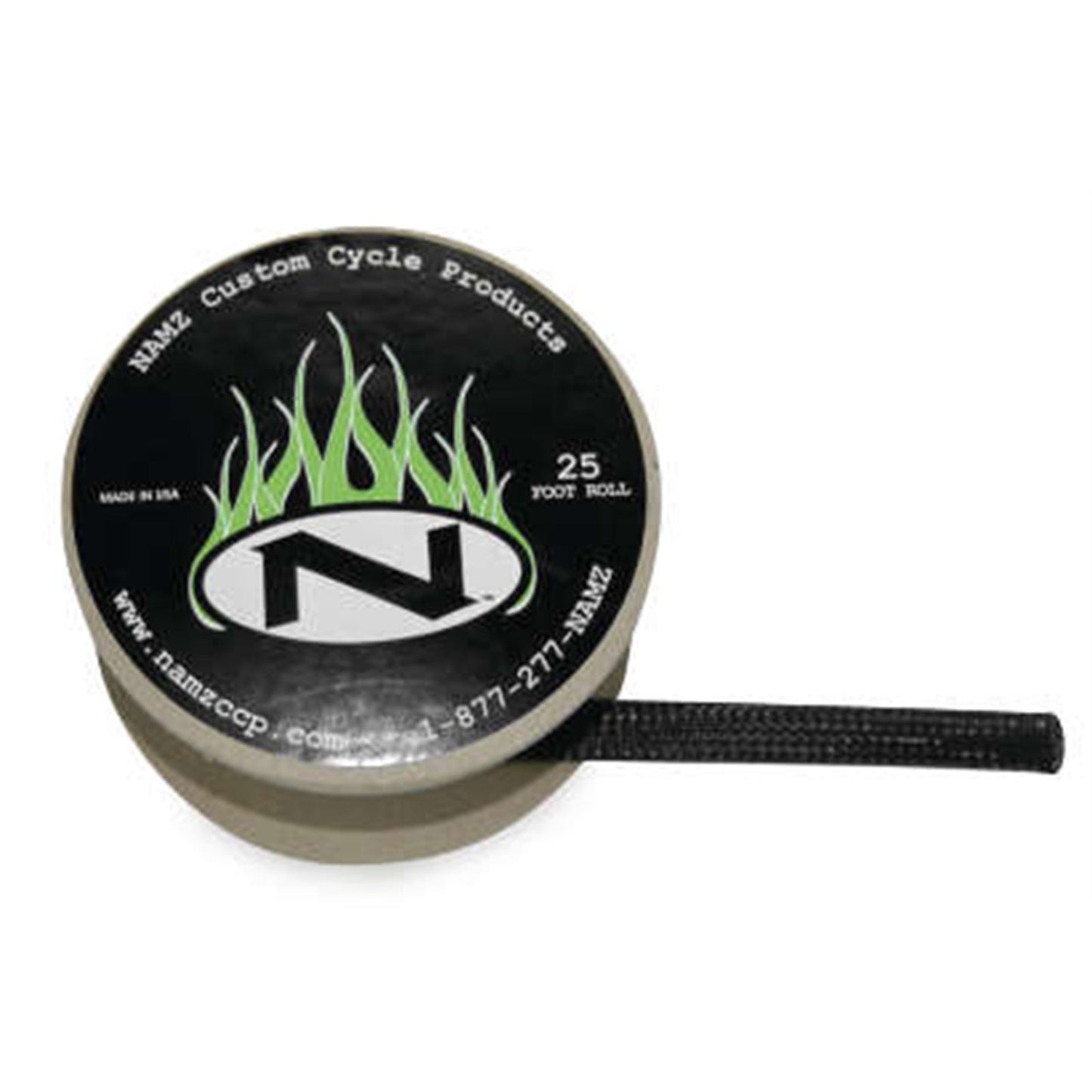 Namz Black Wire Cover 1/4" -  25' - Universal [MPN: NBFS-2502]_106964