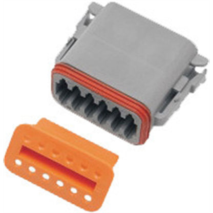 Namz Deutsch Plug - 12-Pin - Gray [MPN: DP-12G]_728057