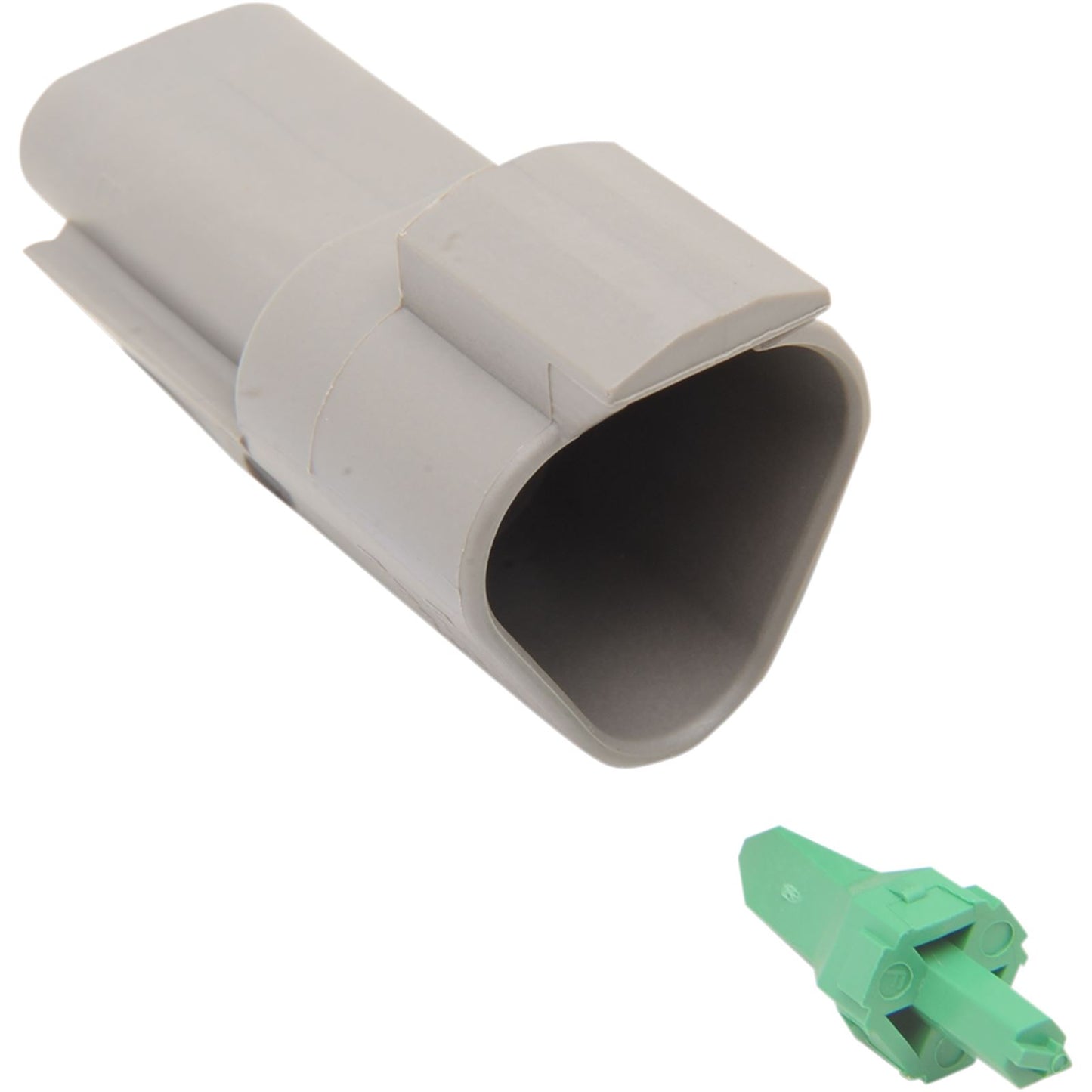 Namz Deutsch Receptacle - 3-Pin - Gray [MPN: DR-3G]_448312