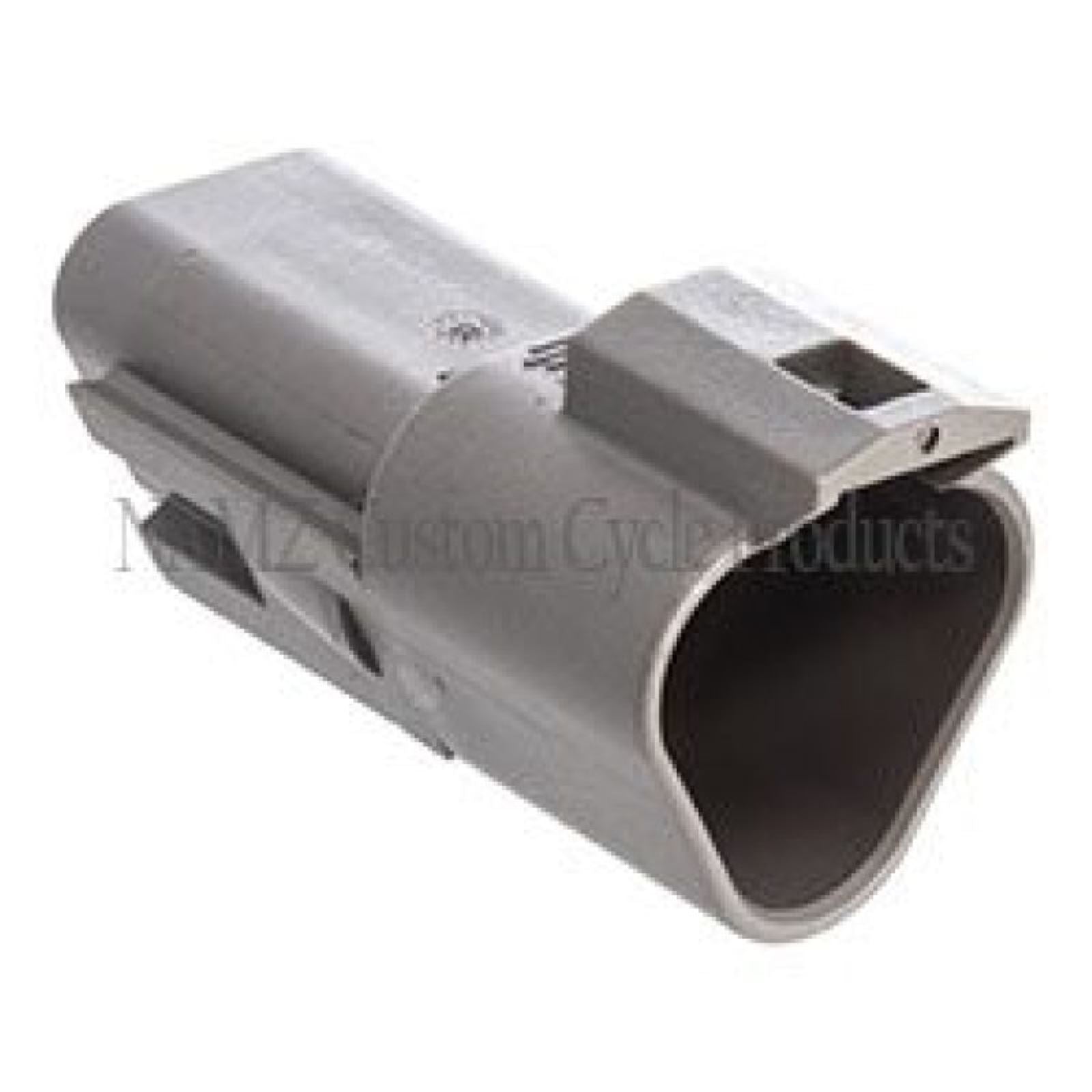 Namz Deutsch Receptacle - 3-Pin - Gray [MPN: DR-3G]_1460944